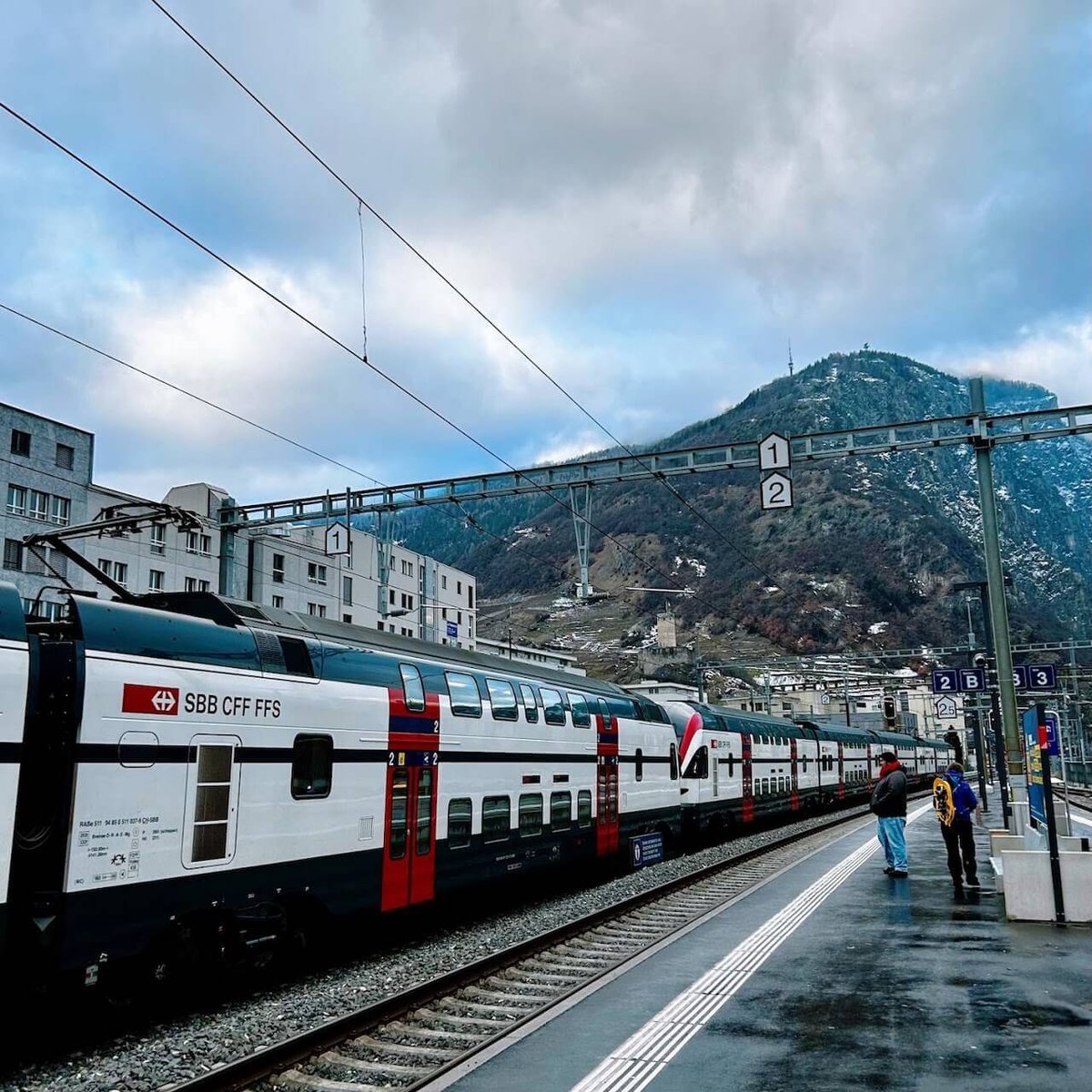 Swiss train in Switzerland